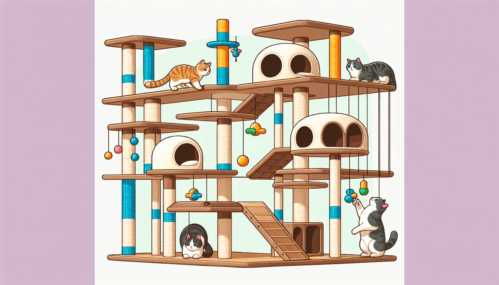 How To Keep Your Cat Entertained With A Multi-Level Cat Condo