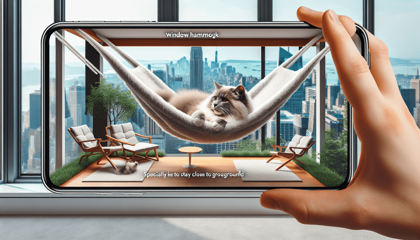 Window Hammocks For Cats Who Are Afraid Of Heights