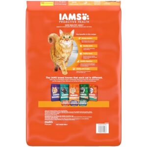 IAMS PROACTIVE HEALTH Adult Healthy Dry Cat Food with Chicken Cat Kibble, 16 lb. Bag