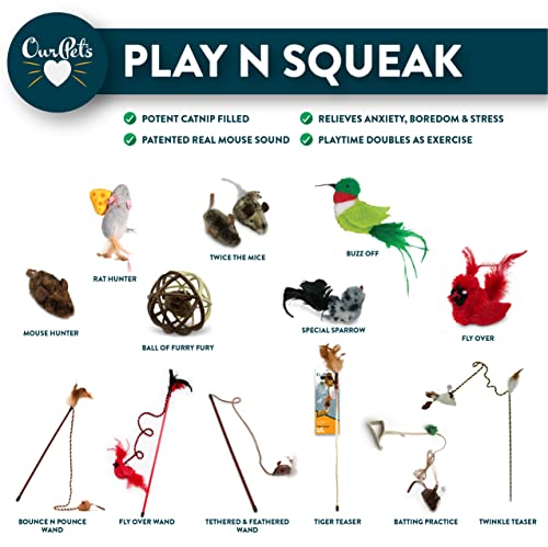 Ultimate Fun: OurPets Play-N-Squeak Wand Cat Toy Review - Image 8