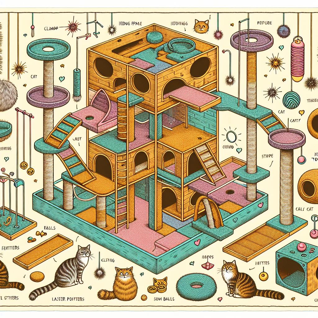 The Ultimate Playground: Exploring Features That Keep Cats Engaged