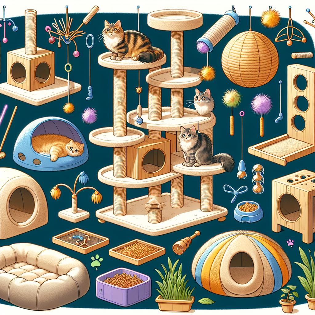 Must-Have Features: Essential ‍Furniture ‍and Toys for Ultimate Cat Fun