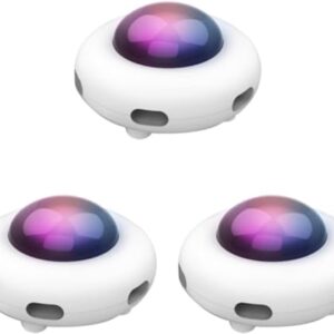 Kitten Toys 3pcs Interactive Catch Teasing Charging Toys Peekaboo Automatic for Chasing Flashing Hide Supplies USB Plaything Electronic with Hunting Robotic Cat and Toy Rotating Catnip Toy cat play (