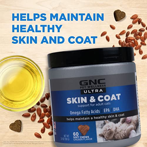 Pawsome Shine: GNC Pets Ultra Skin & Coat Chews for Cats - Image 3