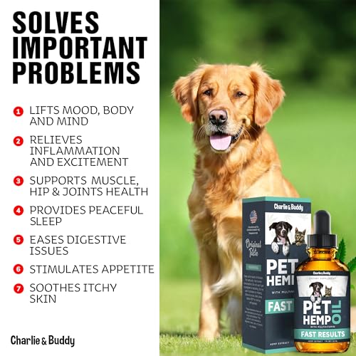 Charlie & Buddy Hemp Oil: A Must-Have for Pet Anxiety & Pain Relief - Image 2