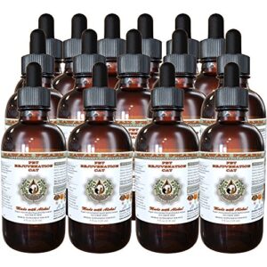 HawaiiPharm Pet Rejuvenation-Cat, Veterinary Natural Alcohol-Free Liquid Extract, Pet Herbal Supplement 15x4 oz