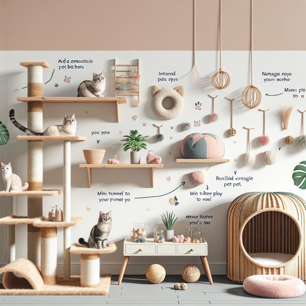 Trendy Touches: ⁣Adding Unique Accents to Elevate Your ⁢Cats Play Space