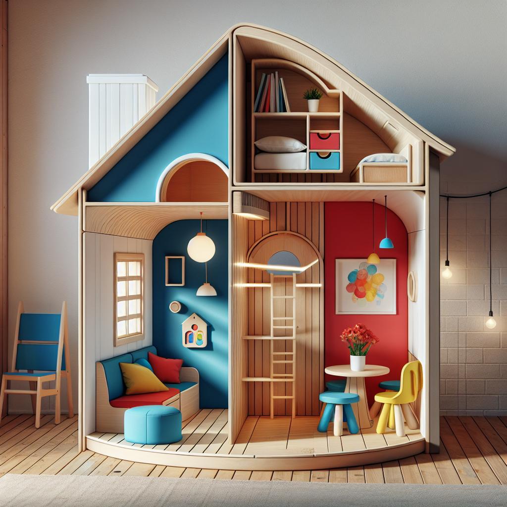 Multi-Function Marvels: Playhouses ⁣That⁣ Double‍ as ⁢Furniture