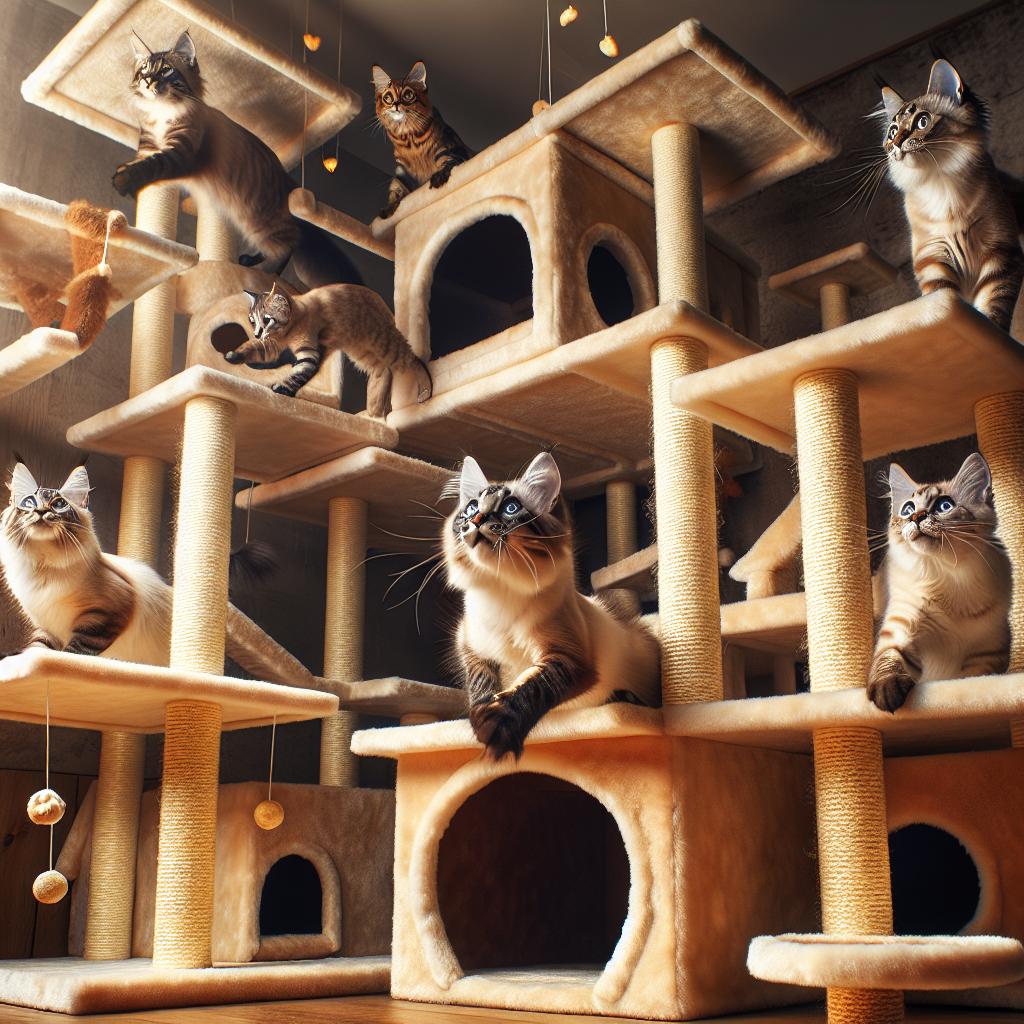 Unleashing Fun: Why Multi-Level Cat Playhouses Spark ‌Joy in ​Active Cats