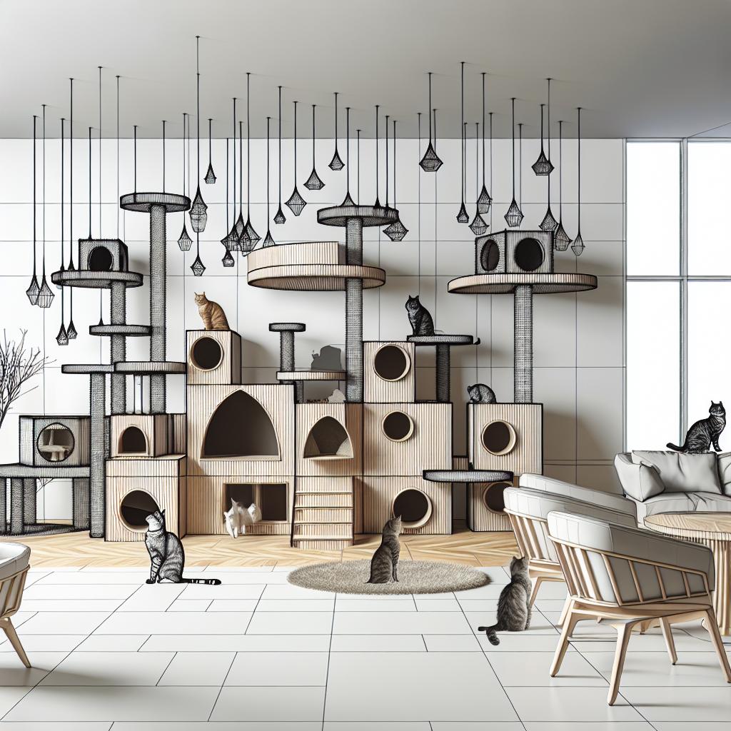 Elevate Your Space with Stylish Cat Playhouses