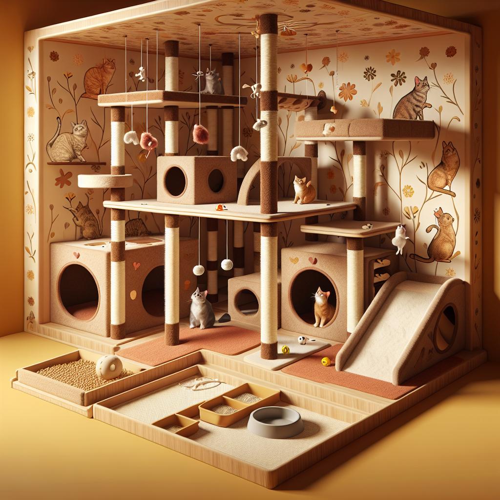 Creating a Cozy ​Sanctuary:⁣ Designing the Perfect ‌Playhouse for Your ​Feline Friend