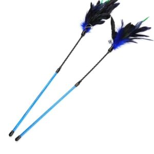 Whipin Toys 6pcs Kitten Toys Cat Toys Cat Playing Toy Cat Teaser Cats Wand Toy Cat Teaser Cat Teaser Cat Wand Cat Interactive Toys Stick The Bell Toys (Color : Assorted Color 6PCS, Size : 54.5X2cm