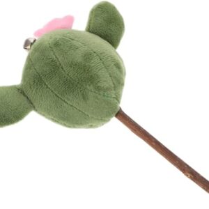 2 Pcs Cat Toy Kitten Toys for Indoor Cats Present s Toys Shape Toys Dog Plush Teaser Cat Toy Cat Toys Lovely Cat Toys Cat Playthings Cat Teaser Cartoon Cotton Rope Fishing Rod cat play ( Color : As