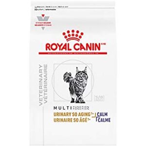 Royal Canin Veterinary Diet Feline Urinary SO Aging 7+ + Calm Dry Cat Food 6.6 lb