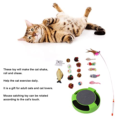 Ultimate Fun: COSMICROWAVE 19pc Smart Interactive Cat Toy Set - Image 7