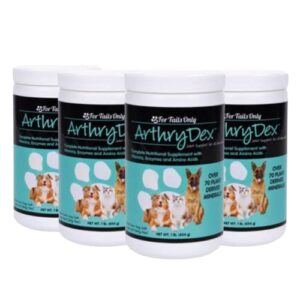 Youngevity Arthrydex Complete Nutritional Supplement | Vitamins Probiotics Enzymes | Pets Healthy Bones & Joints -1 lb Canister (Pack of 4)