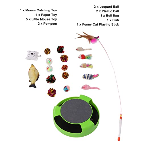 Ultimate Fun: COSMICROWAVE 19pc Smart Interactive Cat Toy Set - Image 4