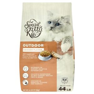 GYCO Special Kity Outdoor Formula Dry Cat Food, 44 lb, Contains 25 Essential Vitamins and Minerals Nutrients to Support an Active Outdoor Life