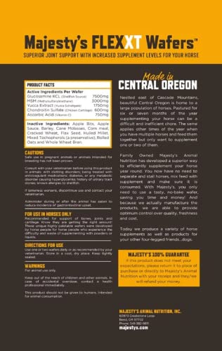 Majesty's Flex XT Wafers: Enhanced Joint Support for Horses - Image 2