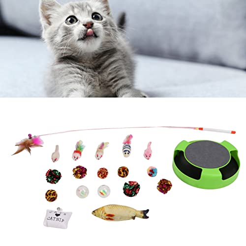 Ultimate Fun: COSMICROWAVE 19pc Smart Interactive Cat Toy Set - Image 2