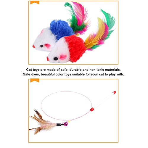 Ultimate Fun: COSMICROWAVE 19pc Smart Interactive Cat Toy Set - Image 6