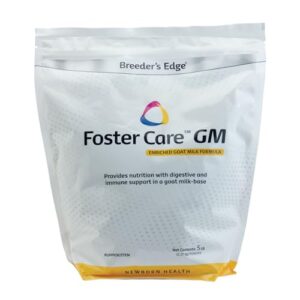 Breeder's Edge Foster Care GM - Goat Milk Based Powdered Milk Replacer - Puppies , Kittens , Cats & Dogs Formula - Easy Digestion - 5 lb