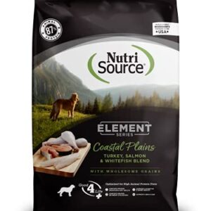 NutriSource Element Series Coastal Plains Dry Dog Food, Turkey, Salmon, and Whitefish, 24LB