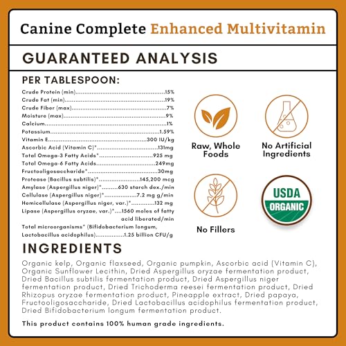 Wholistic Canine Complete: 4 Lb Dog Supplement with Pumpkin - Image 2