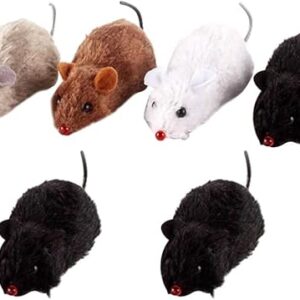 6pcs Mini Toys Spring Cat Toy Kidcraft Playset Gifts for s Birthday Party Toys Spring Toy for Wind-up Toy Wind-up Cat Toy Wind-up Mouse Animal Clockwork Filler