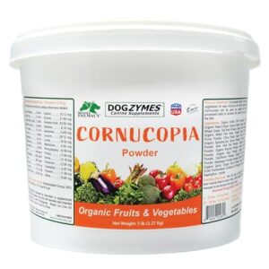 Dogzymes Cornucopia organic proprietary blend of Vegetables, Fruits, Nutritional Sprouts for dogs and cats (5 Pound)
