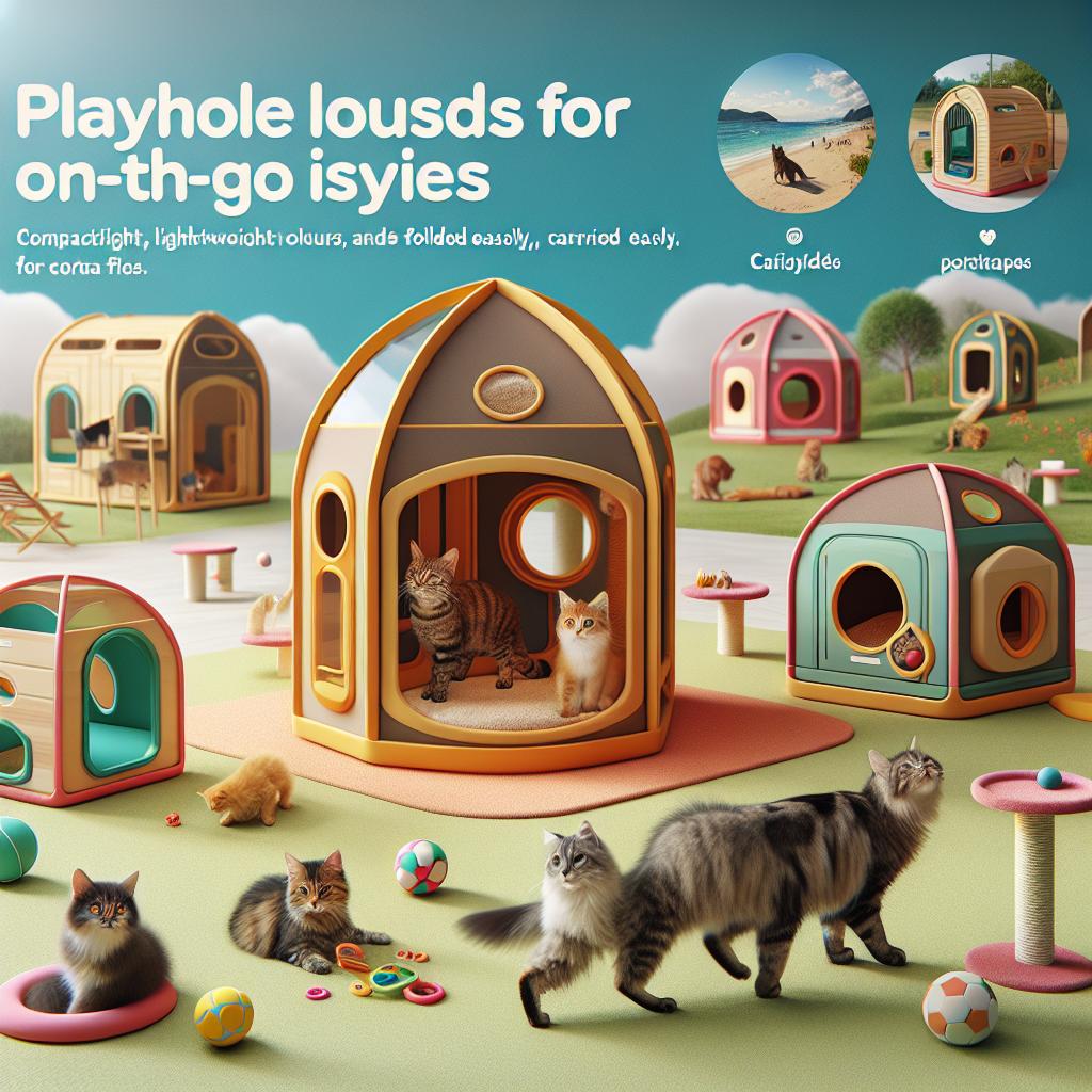 Explore the World of Cat Playhouses Designed for‌ On-the-Go ‍Lifestyles