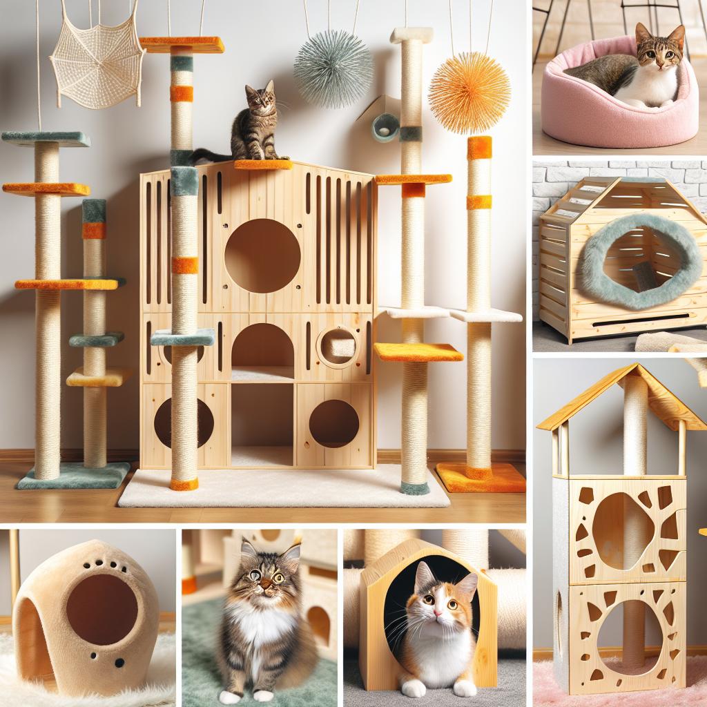 Top Picks for Adventurous Cats:⁣ Playhouses That Inspire Climbing‍ and Exploration