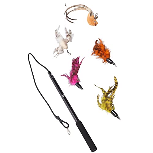 Interactive Fun: COSMICROWAVE Feather Wand for Cats - Image 7