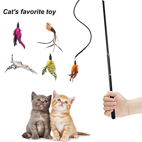 Interactive Fun: COSMICROWAVE Feather Wand for Cats - Image 2