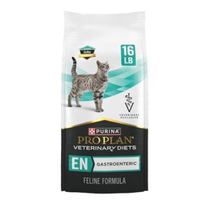 Pro Plan Veterinary Diets Purina EN Gastroenteric Feline Formula Dry Cat Food - 16 lb. Bag