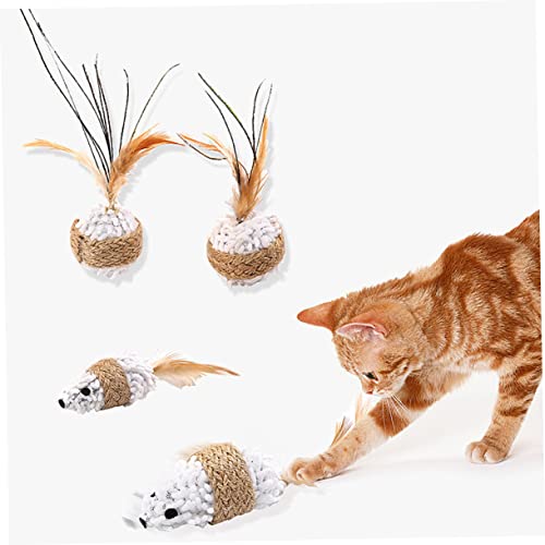 Unleash Feline Fun with Whipin Plush Kitten Toys Set - Image 6