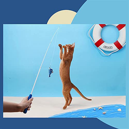 Engaging Your Feline: YABALA Fishing Rod Cat Teaser Review - Image 6