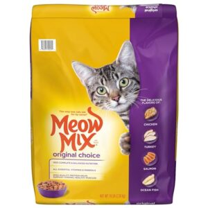 NOBLE ORGANICS Meew Mix Original Choice Dry Cat Food, 30 -Pound Bag, Protein to Help Support Strong, Healthy Muscles