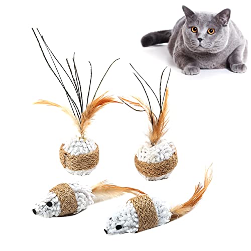 Unleash Feline Fun with Whipin Plush Kitten Toys Set - Image 7
