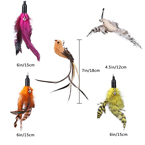 Interactive Fun: COSMICROWAVE Feather Wand for Cats - Image 4