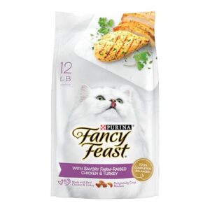 GYCO Dry Cat Food with The Savory Chicken and Turkey, 12 lb. Bag - 100 Percent Complete and Balanced Adult cat Nutrition