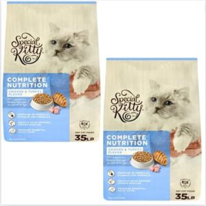 The SK Complete Nutrition Formula Dry Cat Food, Chicken & Turkey Flavor, All Breeds 35 lb (Pack 2)
