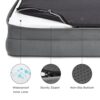 Cozy Cat Bed for Indoor Cats: Washable Bolster Pet Sofa with Waterproof Lining - Image 3