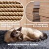 Tall 54" Cat Tree Condo: Multi-Level Scratching Post Kitten Playground Tower - Image 7