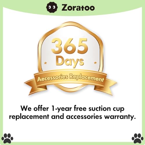 Zoratoo Cat Window Perch: Large 2-Pack Hammock Bed with Strong Suction Cups - Image 5