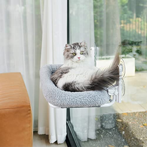 Sturdy Cat Window Hammock Bed - Large Foldable Perch for Cats, Machine Washable - Image 4