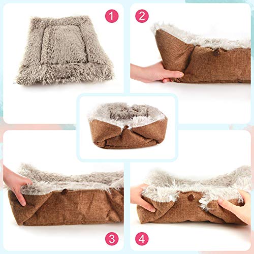 Cozy Self-Warming Cat Bed | Indoor/Outdoor Small Pet Pad | 24x20 Thermal Kitten Mat - Image 4