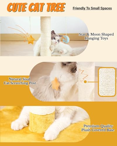 Fluffy Cat Tree Tower: Cozy Bed, Scratching Post & Toys for Indoor Cats - Image 3