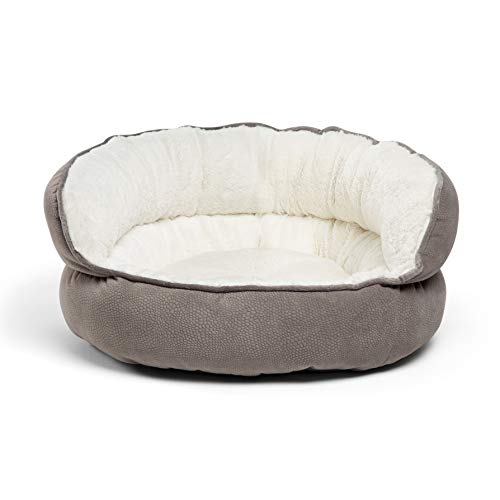 Orthopedic Pet Bed Mini Throne: Comfort for Cats and Dogs, Gray Support Cushion - Image 4