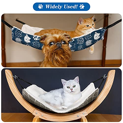 Cozy 2-in-1 Cat Hammock: Reversible Pet Bed for Cats, Small Dogs & Rabbits - Image 4